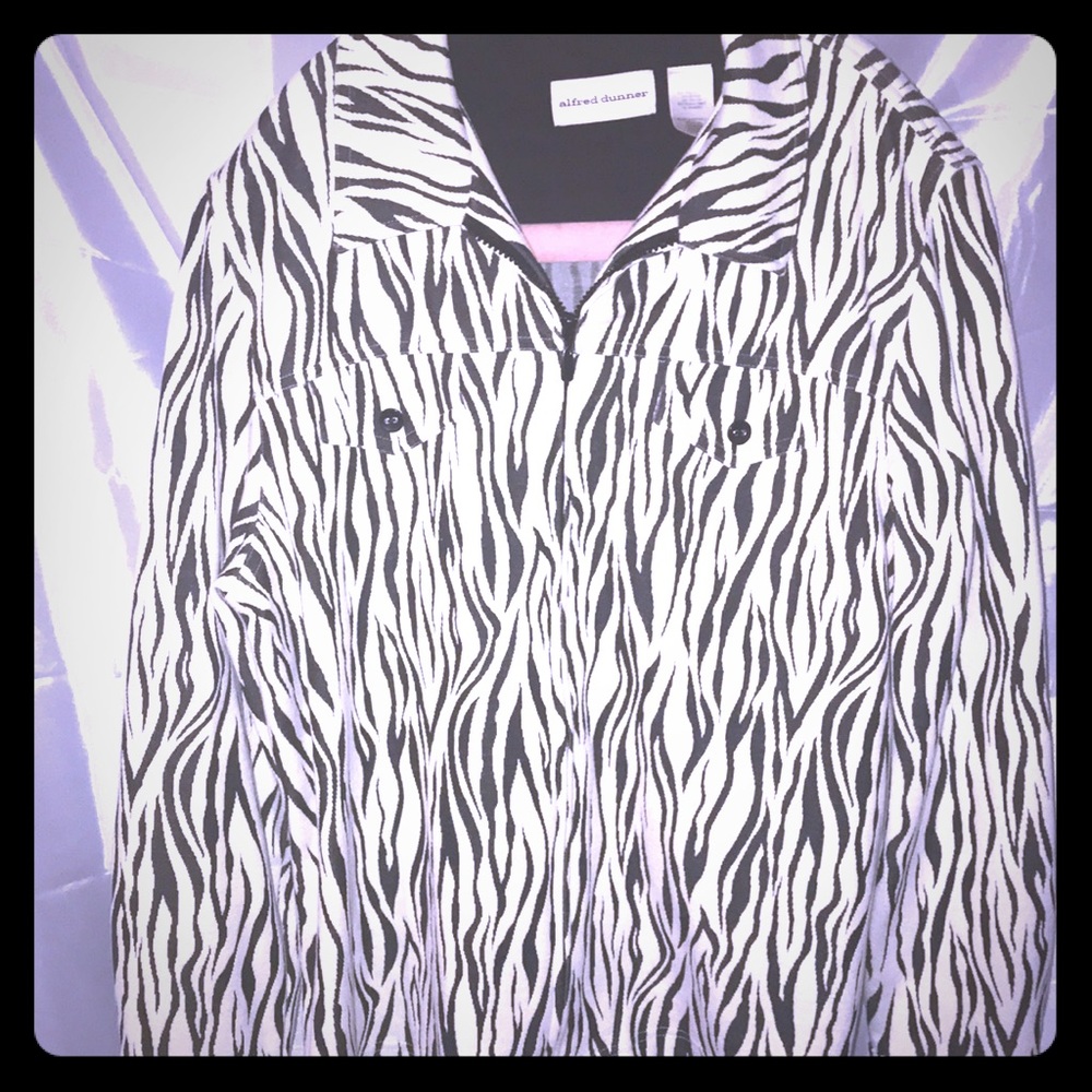 Alfred Dunner Ladies Zippered Jacket